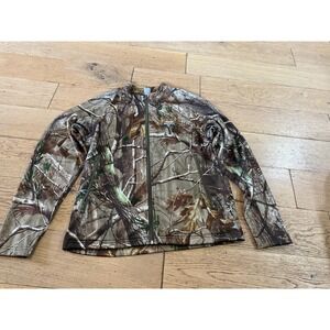 Scent Lok Real Tree Camo Hunting Jacket Full Zip Mens Medium Lightweight Coat